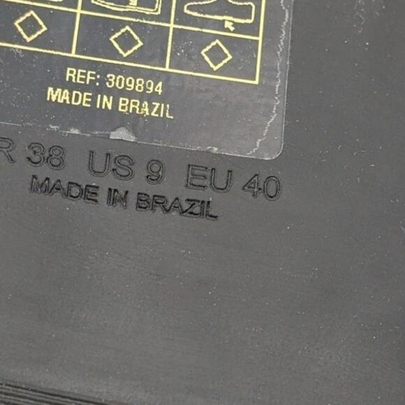 Farm Rio Beaded Slide Sandal Women's Square Open Toe Black Size US9 EU40 - Picture 9 of 13